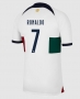 Ronaldo #7 2022 World Cup Portugal Away Soccer Jersey Shirt