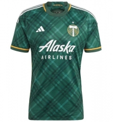 Player Version 23-24 Portland Timbers Kit Portland Plaid Home Soccer Jersey Shirt