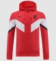 22-23 Atletico Madrid Red Windbreaker Jacket