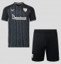 Children 23-24 Athletic Bilbao Black Goalkeeper Soccer Uniforms