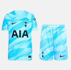 Children 23-24 Tottenham Hotspur Goalkeeper Soccer Uniforms