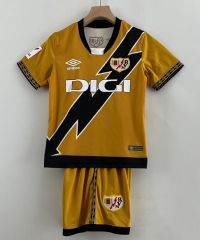 Children 23-24 Rayo Vallecano Third Soccer Uniforms