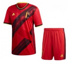Children Belgium 2020 Home Soccer Uniforms