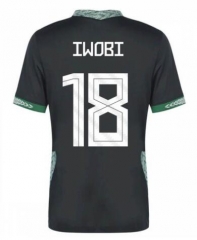 IWOBI 18 2020 Nigeria Away Soccer Jersey Shirt