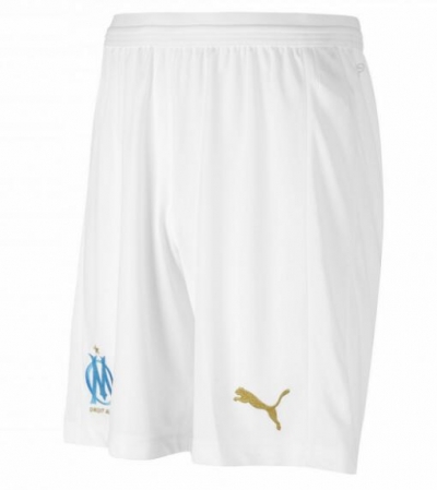 18-19 Olympique Marseille Home Soccer Shorts