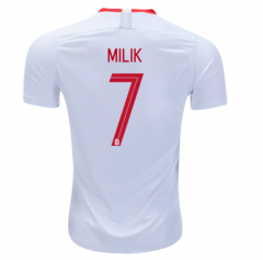 Poland 2018 World Cup Home Arkadiusz Milik Soccer Jersey Shirt