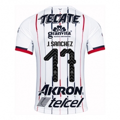 18-19 Deportivo Guadalajara Chivas J Sanchez 17 Away Soccer Jersey Shirt