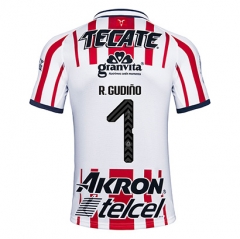 18-19 Deportivo Guadalajara Chivas R Gudino 1 Home Soccer Jersey Shirt