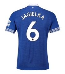 18-19 Everton Jagielka 6 Home Soccer Jersey Shirt