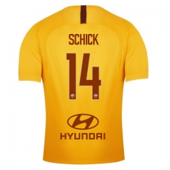 18-19 AS Roma SCHICK 14 Third Soccer Jersey Shirt