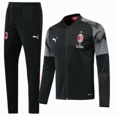 AC Milan 2019/2020 Black Training Suit (Jacket+Trouser)