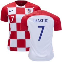 Croatia 2018 World Cup Home IVAN RAKITIC 7 Soccer Jersey Shirt