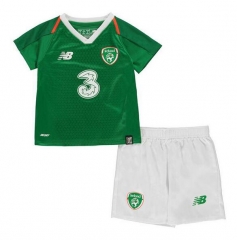 Ireland 2018 Home Children Soccer Kit Shirt And Shorts