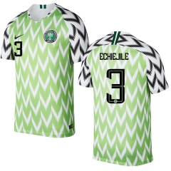 Nigeria Fifa World Cup 2018 Home Elderson Echiejile 3 Soccer Jersey Shirt