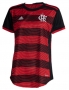 Women 22-23 CR Flamengo Kit Home Soccer Jersey