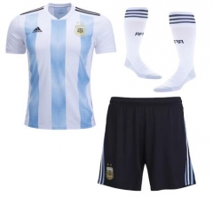 Argentina 2018 World Cup Home Soccer Whole Kits
