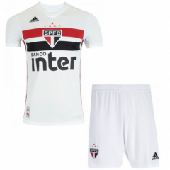 Children 19-20 Sao Paulo FC Home Soccer Kit (Shirt + Shorts)