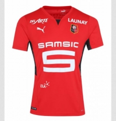 21-22 Stade Rennais Home Soccer Jersey Shirt