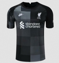 21-22 Liverpool Black Goalkeeper Soccer Jersey Shirt