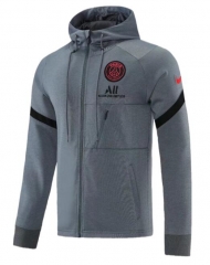 21-22 PSG Grey Hoodie Jacket