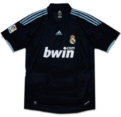 Retro Shirt 2009-10 Real Madrid Kit Away Soccer Jersey