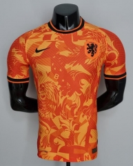 Player Version 2022 Netherlands Orange Special Soccer Jersey Shirt