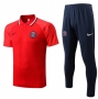 22-23 PSG Red Polo Shirt and Pants