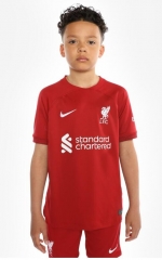 Children 22-23 Liverpool Home Soccer Kits with Shorts