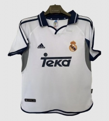 Retro 2000-01 Real Madrid Home Soccer Jersey Shirt