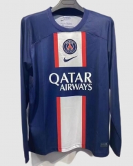 Long Sleeve Shirt 22-23 PSG Home Soccer Jersey