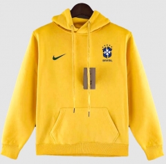 22-23 Brazil Yellow Hoodie Sweater