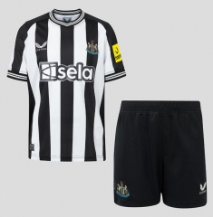 Children 23-24 Newcastle United Home Soccer Uniforms