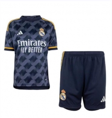 Children 23-24 Real Madrid Away Soccer Uniforms