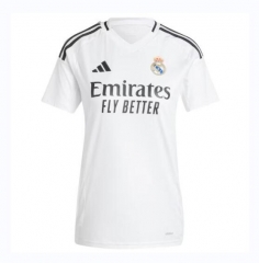 Women 24-25 Real Madrid Home Soccer Jersey Shirt