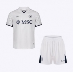Children Kit 24-25 Napoli Away Soccer Uniforms