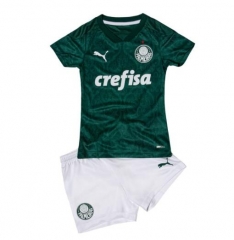 Children 20-21 Palmeiras Home Soccer Uniforms