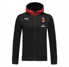 AC Milan 2019/20 Black Hoodie Jacket
