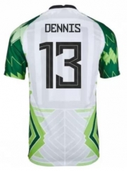 DENNIS 13 2020 Nigeria Home Soccer Jersey Shirt