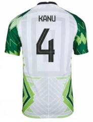 KANU 4 2020 Nigeria Home Soccer Jersey Shirt