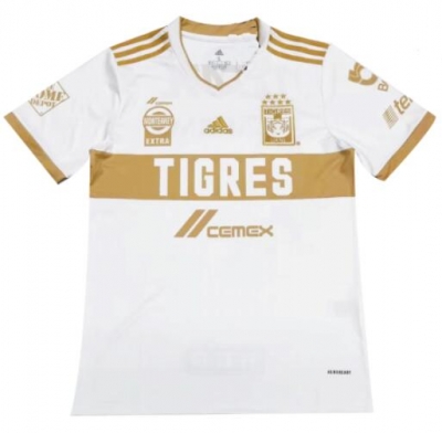 2021 Tigres UANL White Third Away Soccer Jersey Shirt