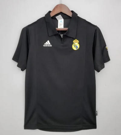 Retro 02-03 Real Madrid Champions League Away Soccer Jersey Shirt