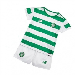 18-19 Celtic Home Children Soccer Jersey Kit Shirt + Shorts