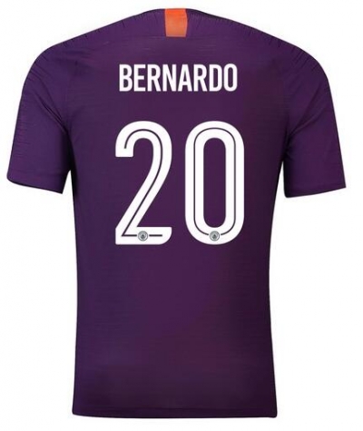 18-19 Manchester City Bernardo 20 UCL Cup Third Soccer Jersey Shirt
