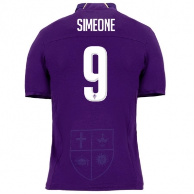 18-19 Fiorentina SIMEONE 9 Home Soccer Jersey Shirt