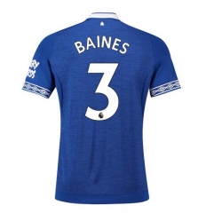 18-19 Everton Baines 3 Home Soccer Jersey Shirt