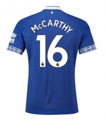 18-19 Everton McCarthy 16 Home Soccer Jersey Shirt