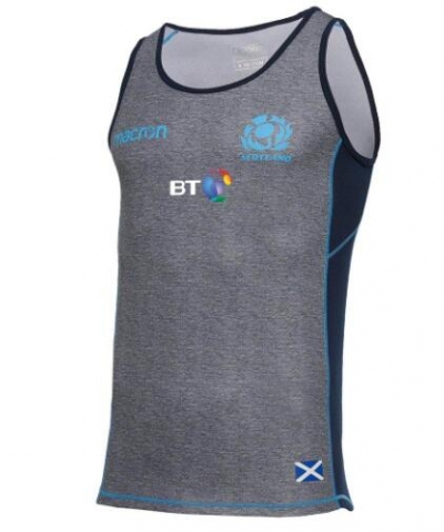 2018/19 Ireland Vest Grey Rugby Jersey