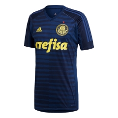 18-19 Palmeiras Blue Goalkeeper Soccer Jersey Shirt