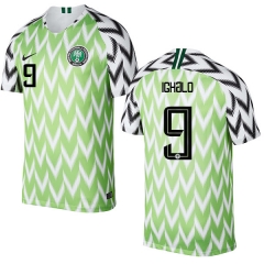 Nigeria Fifa World Cup 2018 Home Odion Ighalo 9 Soccer Jersey Shirt
