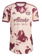 Player Version 22-23 Portland Timbers Heritage Rosa Away Soccer Jersey Kit